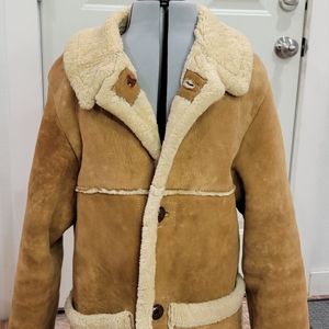 Beautiful Shearling Hand Stiched Coat